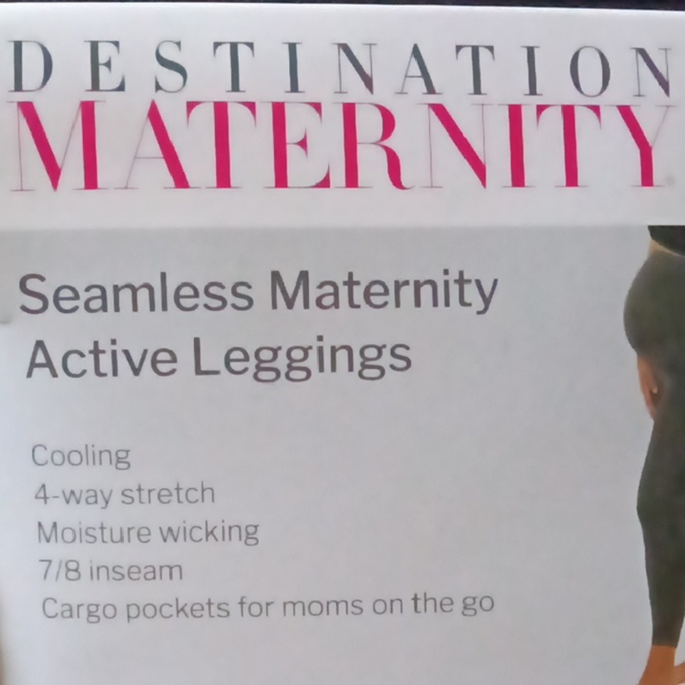 Destination Maternity Black Cropped Pants - Picture 7 of 15
